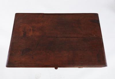 18th c Stretcher Base Oak Table