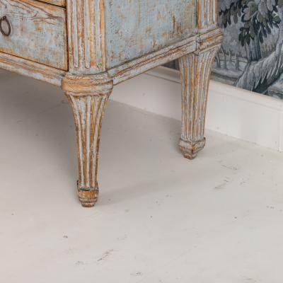 18th c Swedish Gustavian Commode in Original Paint Georg Haupt