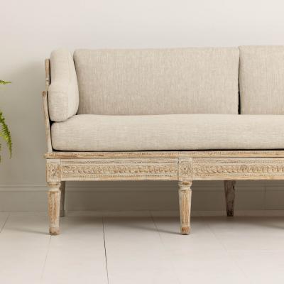 18th c Swedish Gustavian Period Painted Sofa Tr gsoffa