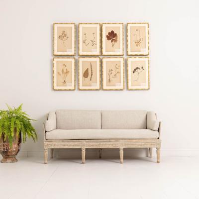 18th c Swedish Gustavian Period Painted Sofa Tr gsoffa