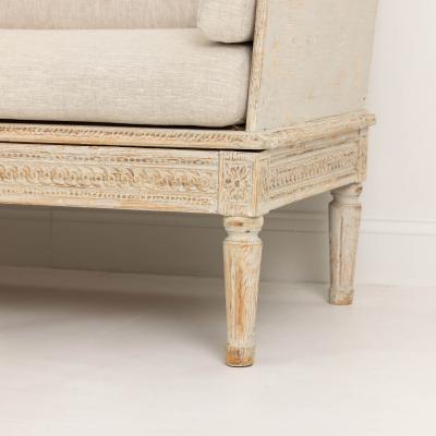 18th c Swedish Gustavian Period Painted Sofa Tr gsoffa