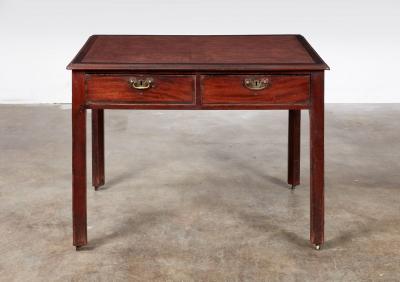 18th c Two Drawer Writing Table
