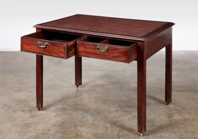 18th c Two Drawer Writing Table