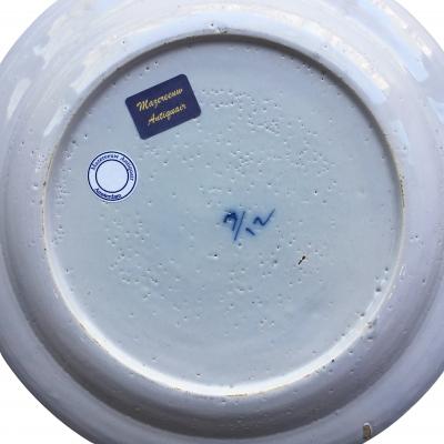 18th century Dutch Delft Dragon Plates