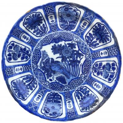 18th century Dutch Delft Wanli Style Plates