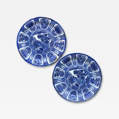 18th century Dutch Delft Wanli Style Plates