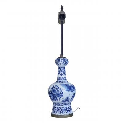 18th century Dutch Delft lamp