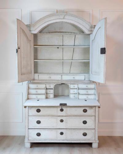 18th century Swedish Gustavian secretary cabinet