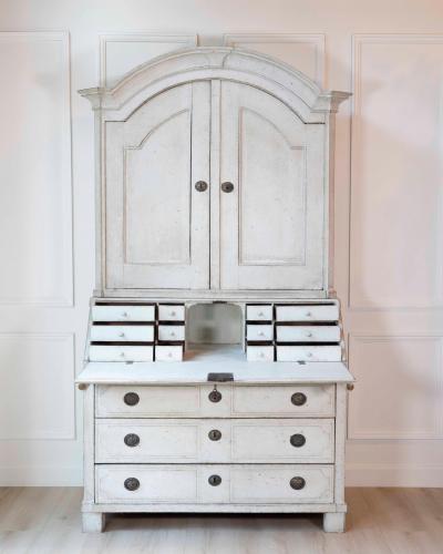 18th century Swedish Gustavian secretary cabinet