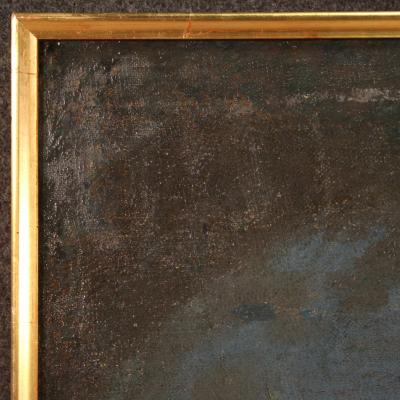 18th century architectural capriccio painting Rest on the Flight into Egypt