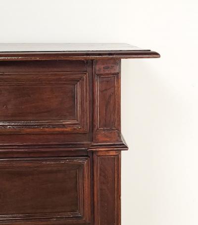 18th or 19th Century Spanish Baroque Chest in Oak or Elm circa 1800