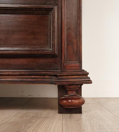 18th or 19th Century Spanish Baroque Chest in Oak or Elm circa 1800