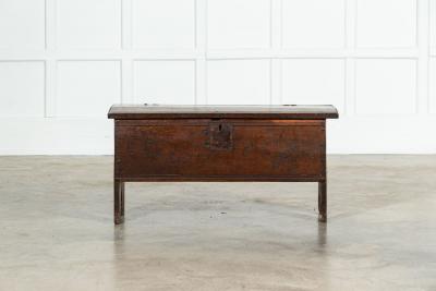 18thC English Oak Coffer