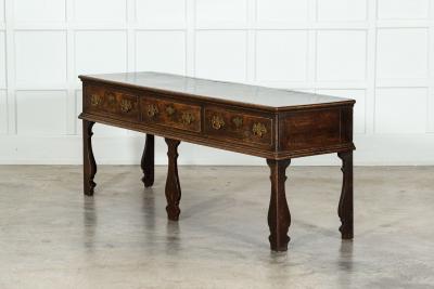 18thC English Oak Dresser Base