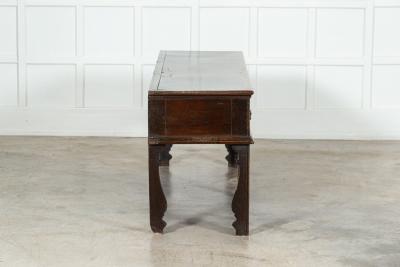 18thC English Oak Dresser Base