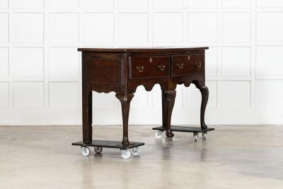 18thC English Oak Dresser Base