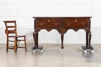 18thC English Oak Dresser Base