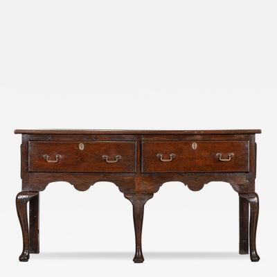 18thC English Oak Dresser Base