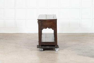 18thC English Oak Dresser Base