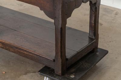 18thC English Oak Dresser Base