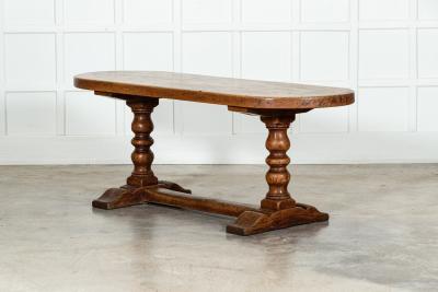 18thC French Elm Refectory Table