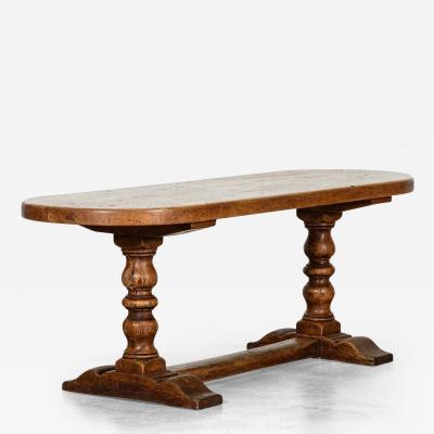 18thC French Elm Refectory Table