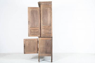 18thC French Provincial Carved Oak Buffet De Corps