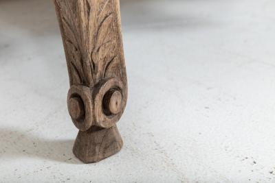 18thC French Provincial Carved Oak Buffet De Corps