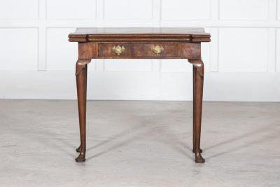 18thC George II Irish Mahogany Card Table