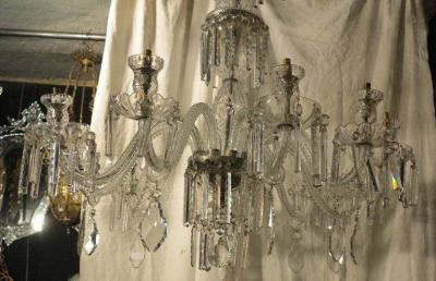 1900 Bohemian Crystal Chandelier