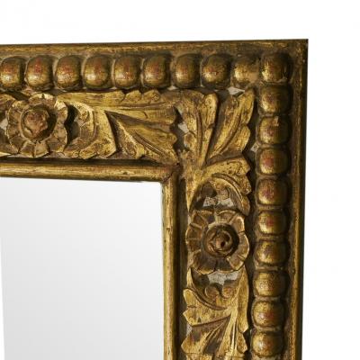 1900 Carved gilt wood mirror