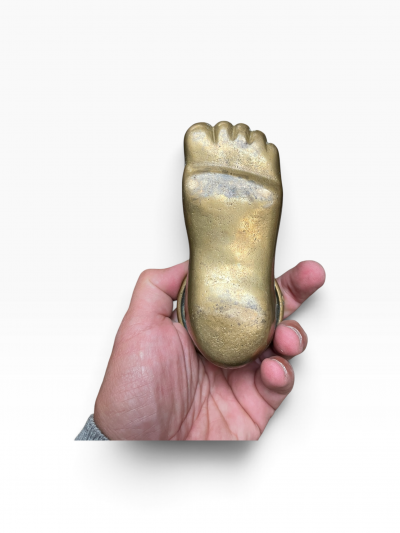 1900s Bronze foot ashtray
