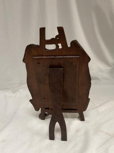 1900s Carved pear wood picture frame