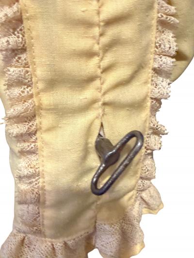 1900s FRENCH BISQUE MOTHER DOLL ROCKING BABY IN BASSINET MUSICAL AUTOMATON