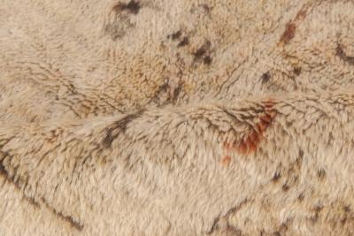 1900s Turkish Oushak Light Rose Handmade Wool Rug