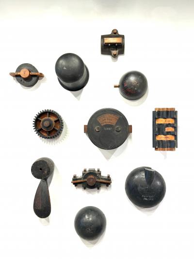 1900s Wooden Foundry Molds Set of 11 from Meese Gottfried San Francisco