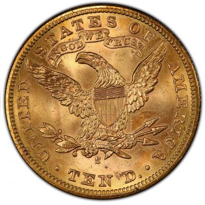 1901 S 10 Liberty Head PCGS MS65 CAC