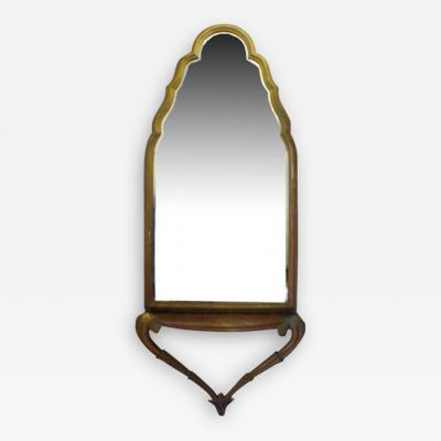 1910S CONSOLE WITH MATCHING MIRROR