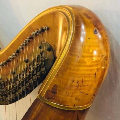 1915 Premium Style 23 Gold Lyon and Healy Concert Grand Harp