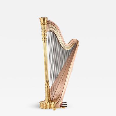 1915 Premium Style 23 Gold Lyon and Healy Concert Grand Harp