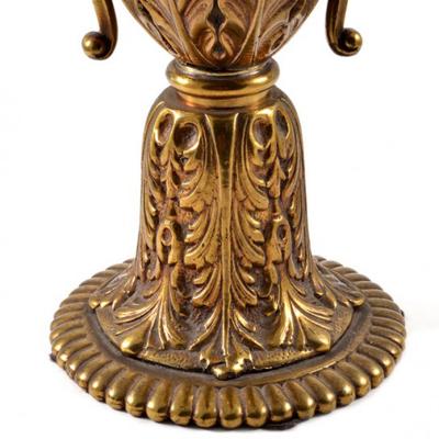 1920s 23 Onyx Urn with Bronze Mounts Italy