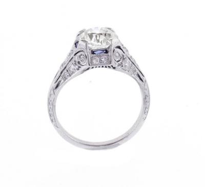 1920s Art Deco Diamond Engagement Ring