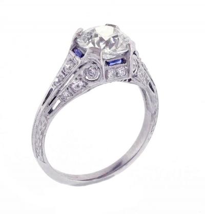 1920s Art Deco Diamond Engagement Ring