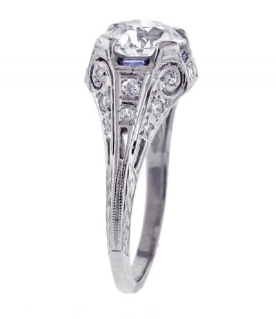 1920s Art Deco Diamond Engagement Ring