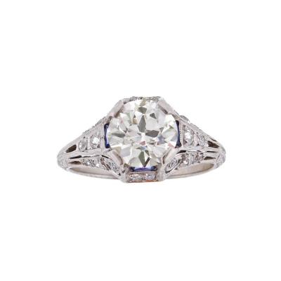 1920s Art Deco Diamond Engagement Ring