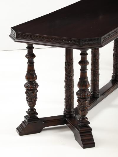 1920s French Walnut Dining Or Conference Table