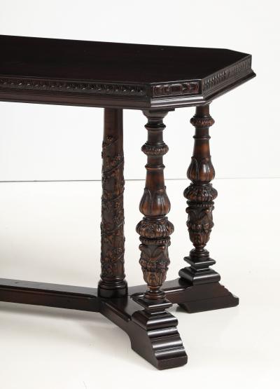 1920s French Walnut Dining Or Conference Table