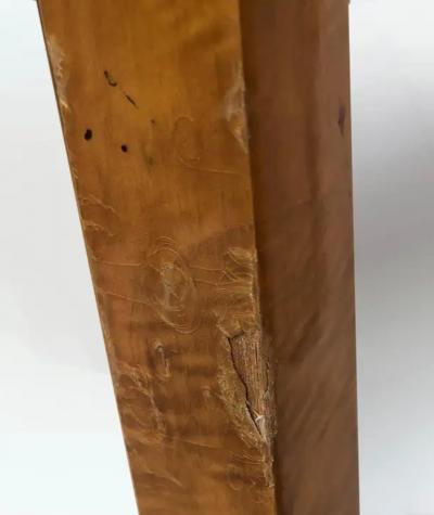 1920s Grained Fine Austrian Biedermeier Burlwood Table and 2 Chairs