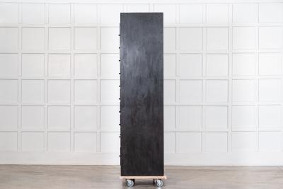 1920s Painted Haberdashery Cabinet with Glass Drawers