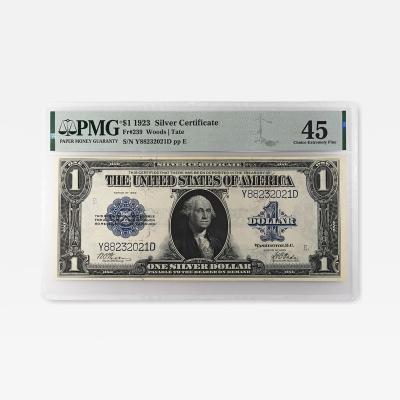 1923 1 Silver Certificate PMG XF 45 Choice Extremely Fine